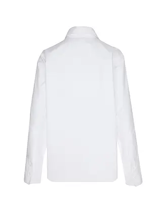 HUGO | Nome prodotto: Hemdbluse ERSELIA
Marchio: HUGO
Colore: bianco
Categorie: Moda, Donna

Lunghezza manica: Manica lunga
Materiale: Cotone
Tipo di colletto: Collo a camicia
Motivo: Tinta unita
Vestibilità (capispalla): Ampia
Stile: Pura, Trendy
Dettagli: Log | 